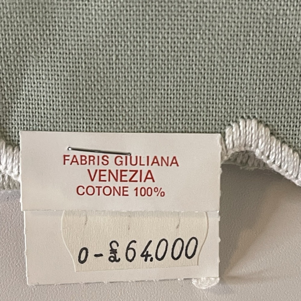 Sage Green Embroidered‎ Cotton Tablecloth Set 50x78 + 6 Napkins Floral Dining - Picture 5 of 6